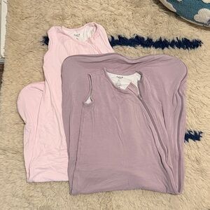 Kyte BABY Pink and Lavender Sleep Sacks (0.5 Tog)